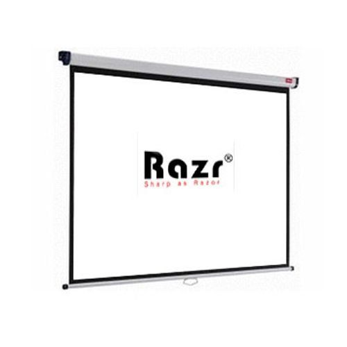 Razr WHW-V120 จอแขวนมือดึง (Wall screen) 120 นิ้ว เนื้อ HW สัดส่วน 4:3
