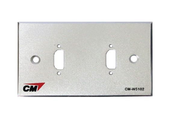 CM CM-W5102HD Inlet / Outlet Plate with HD MI 2 Port  แผ่นเปล่าสำหรับ HDMI 2 ช่อง 