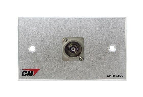 CM CM-W5101XB Audio Video Inlet / outlet Plate With BNC , 1 Port  แผ่นติด BNC 1 ช่อง 